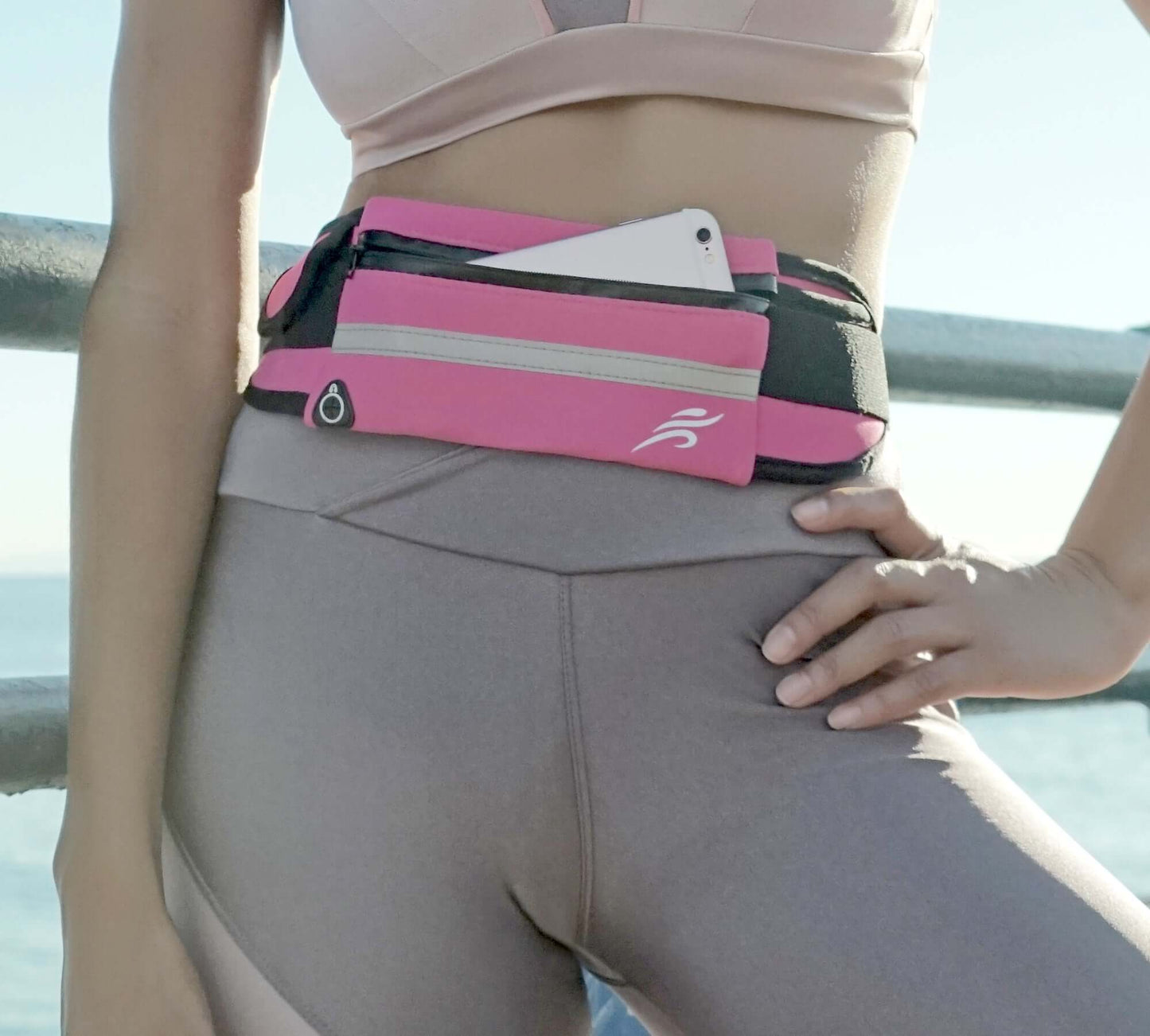 Velocity Water-Resistant Sports Running Belt and Fanny Pack for Active Lifestyles